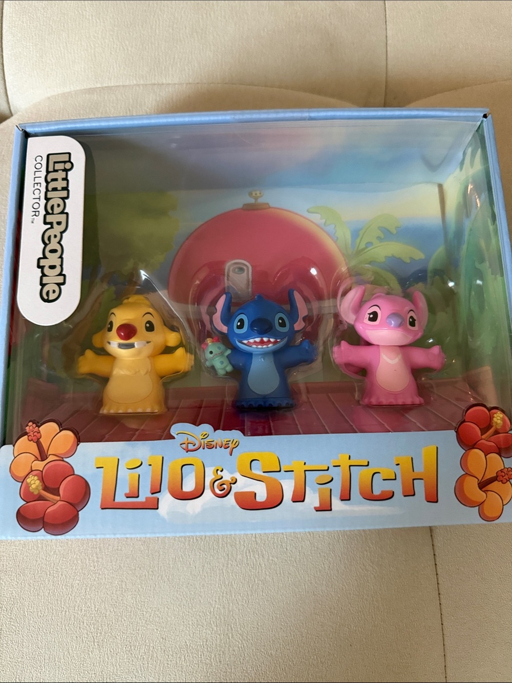 Disney Lilo & Stitch Little People Collector 3-Figure Set - Blue, Yellow, Pink